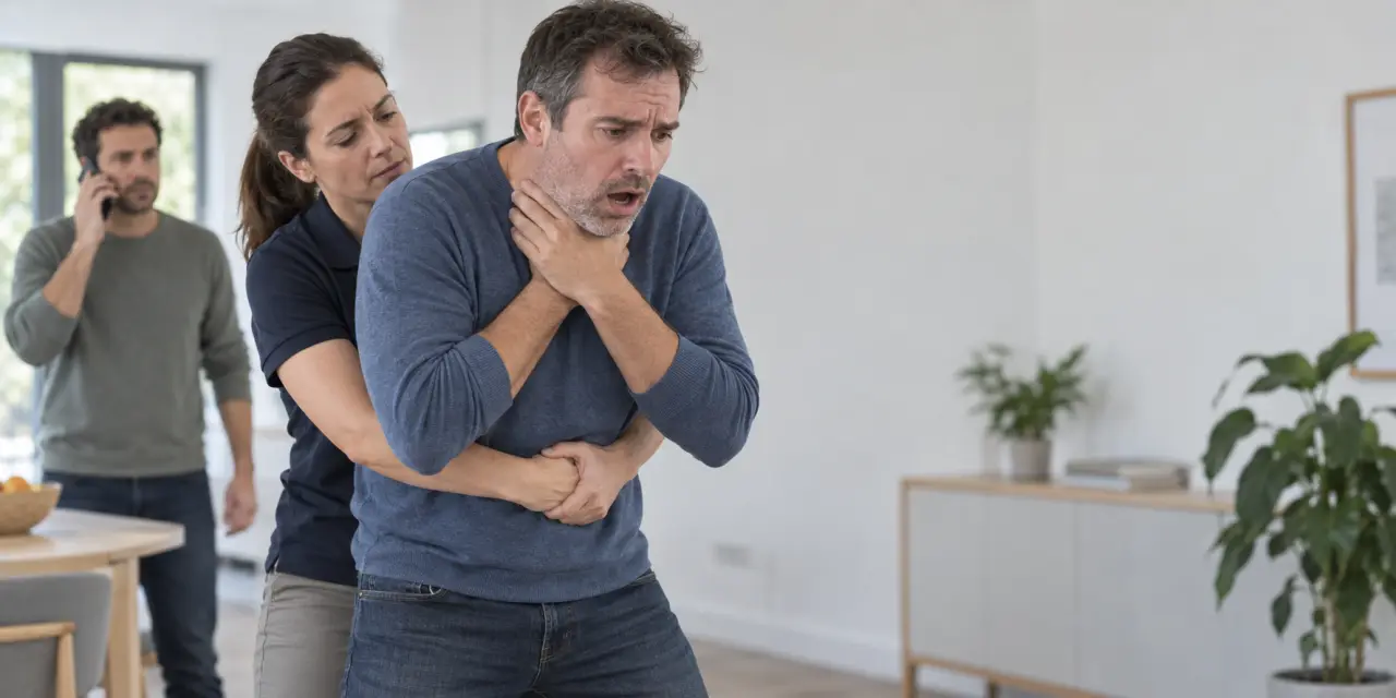 Manœuvre de Heimlich : reconnaître l’étouffement et agir sans aggraver la situation