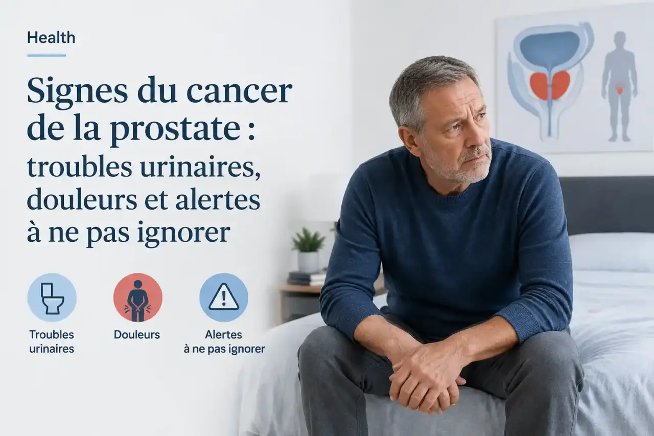 Signes du cancer de la prostate : troubles urinaires, douleurs et alertes à ne pas ignorer