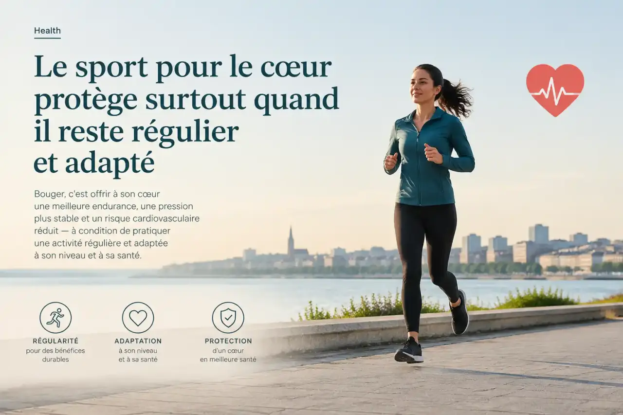 Le sport pour le cœur protège surtout quand il reste régulier et adapté