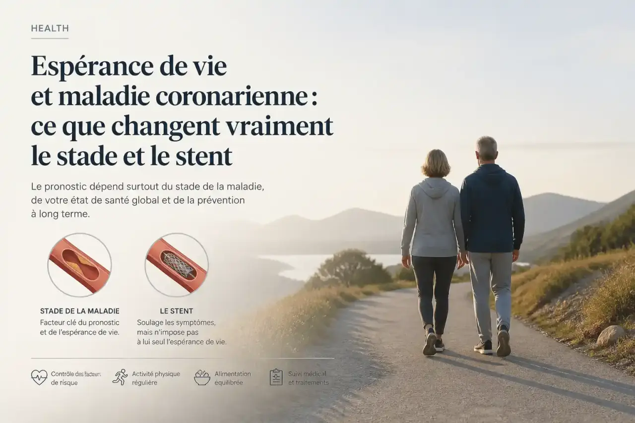 Espérance de vie et maladie coronarienne : ce que changent vraiment le stade et le stent
